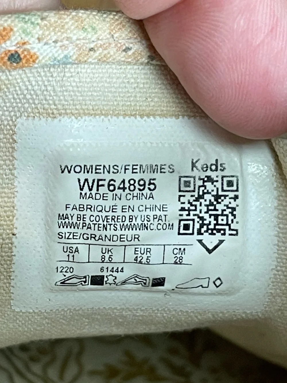 Keds x rifle paper co Womens size 11 kickstart canvas sneakers in meadow floral